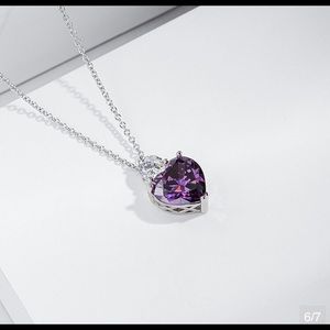 VANCARO Amethyst heart necklace - NWT